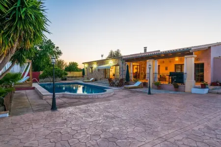 Es Blanquer De Na Fani, Villa à Binissalem avec piscine salée - Photo 24
