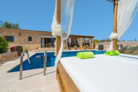 Es Blanquer De Na Fani, Villa à Binissalem avec piscine salée - Photo 27