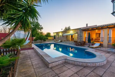 Es Blanquer De Na Fani, Villa à Binissalem avec piscine salée - Photo 29