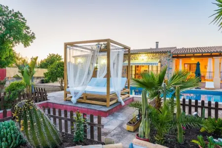 Es Blanquer De Na Fani, Villa à Binissalem avec piscine salée - Photo 46