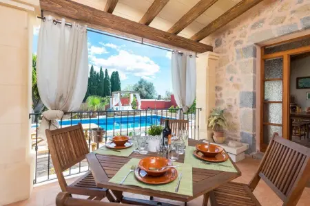 Es Blanquer De Na Fani, Villa à Binissalem avec piscine salée - Photo 47