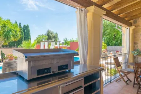 Es Blanquer De Na Fani, Villa à Binissalem avec piscine salée - Photo 50