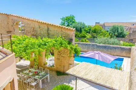 Sa Casa Vella, Villa à Vilafranca avec Piscine d'Eau Salée - Photo 9
