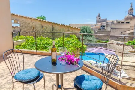 Sa Casa Vella, Villa à Vilafranca avec Piscine d'Eau Salée - Photo 26