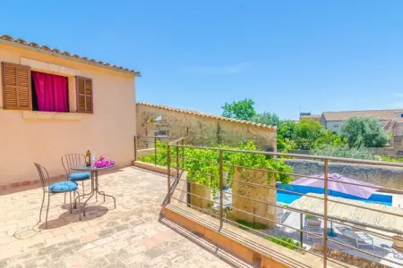 Sa Casa Vella, Villa à Vilafranca avec Piscine d'Eau Salée - Photo 27