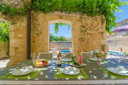 Sa Casa Vella, Villa à Vilafranca avec Piscine d'Eau Salée - Photo 32