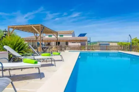 Son Vanrell, Maison Rustique à Montuiri avec Piscine - Photo 9
