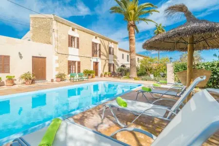 Can Salvador, Maison à Moscari avec Piscine et Vue - Photo 2