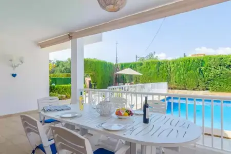 Xalet Ca S'hereu, Chalet avec piscine près de la plage - Photo 31