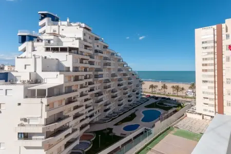 Torres Del Mar, Appartement à Gandía avec Vue Mer & Piscine - Photo 7