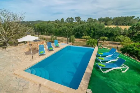Son Barrigo, Finca à Porreres avec Piscine Privée et BBQ - Photo 1