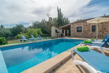 Son Barrigo, Finca à Porreres avec Piscine Privée et BBQ - Photo 2
