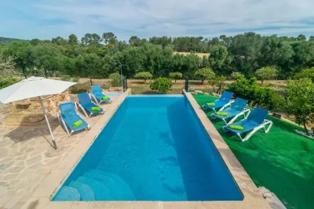 Son Barrigo, Finca à Porreres avec Piscine Privée et BBQ - Photo 22