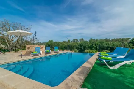 Son Barrigo, Finca à Porreres avec Piscine Privée et BBQ - Photo 23