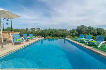 Son Barrigo, Finca à Porreres avec Piscine Privée et BBQ - Photo 24