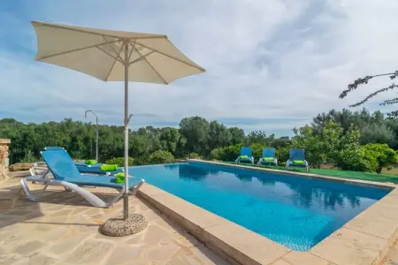 Son Barrigo, Finca à Porreres avec Piscine Privée et BBQ - Photo 25