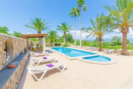 Son Real, Villa à Sencelles avec Piscine et Vue - Photo 8
