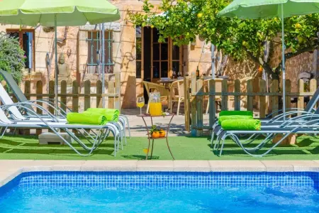 Finca Can Maria Costitx, Villa à Costitx avec piscine et vue - Photo 1
