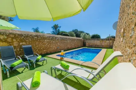 Finca Can Maria Costitx, Villa à Costitx avec piscine et vue - Photo 11