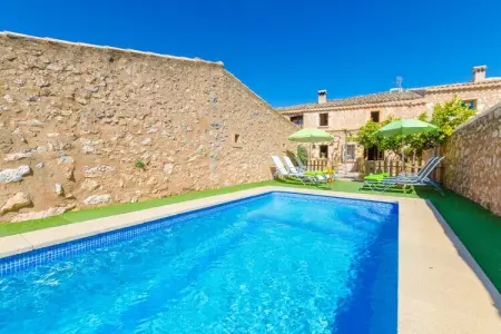 Finca Can Maria Costitx, Villa à Costitx avec piscine et vue - Photo 13