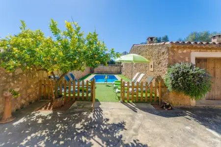 Finca Can Maria Costitx, Villa à Costitx avec piscine et vue - Photo 17