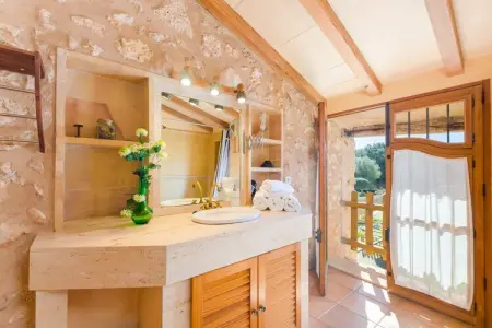 Finca Can Maria Costitx, Villa à Costitx avec piscine et vue - Photo 46