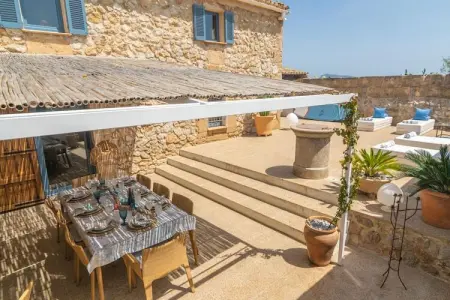 Can Cuarassa, Villa à Pollença avec vue sur la baie - Photo 5