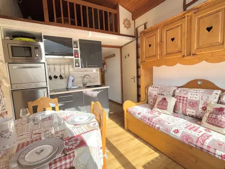 Studio alcôve 3 pers avec terrasse près des pistes et parking à Praz-sur-Arly - Photo 2