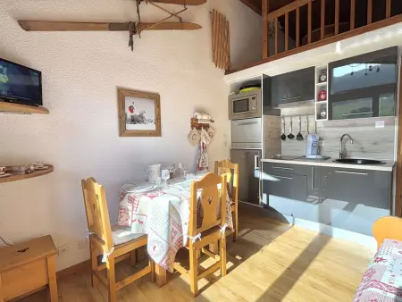 Studio alcôve 3 pers avec terrasse près des pistes et parking à Praz-sur-Arly - Photo 3