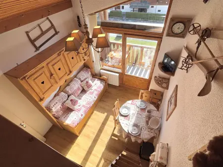 Studio alcôve 3 pers avec terrasse près des pistes et parking à Praz-sur-Arly - Photo 10