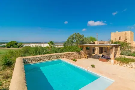 Villa Es MolÍ Des Trenc, Villa près d'Es Trenc avec piscine privée - Photo 22