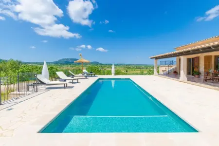 Son Roca, Villa avec vue panoramique et piscine - Photo 9