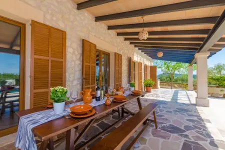 Son Roca, Villa avec vue panoramique et piscine - Photo 25