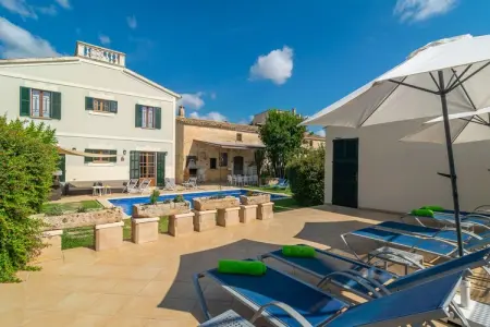Can Bombarda, Villa à Llubí avec piscine et vue - Photo 2