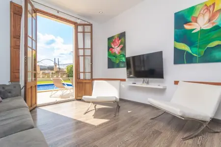 Can Bombarda, Villa à Llubí avec piscine et vue - Photo 5