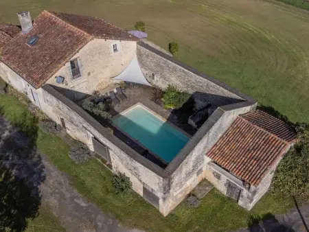 Les Ecures 1, Maison de campagne + piscine et vue chateau - Photo 33