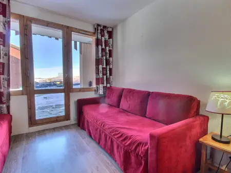 Studio cabine à Belle Plagne, 4 personnes, terrasse vue sud-ouest - Photo 1