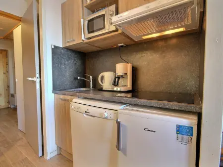 Studio cabine à Belle Plagne, 4 personnes, terrasse vue sud-ouest - Photo 7