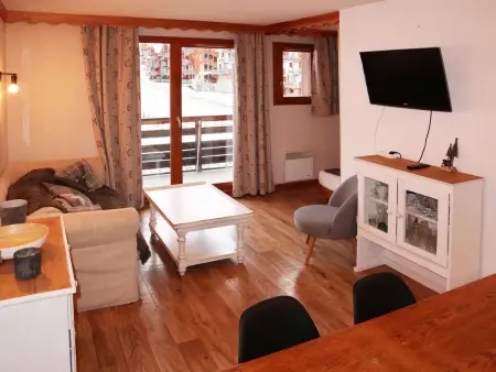Appartement duplex 3 pièces 8 pers, piscine et sauna, ski aux pieds, animaux admis - Photo 1