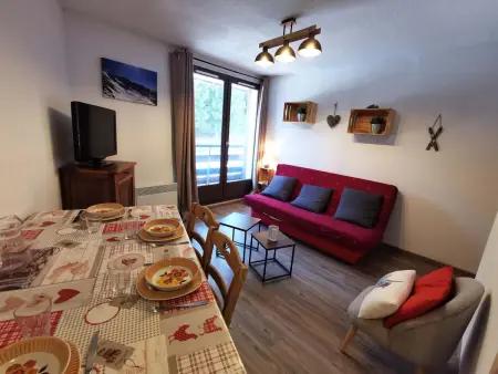 Appartement ski-in/ski-out, 2 pièces, pour 6, proche école de ski - Photo 1