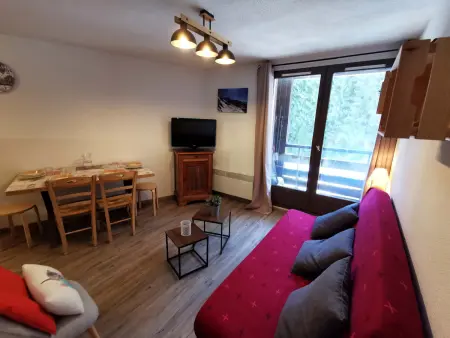 Appartement ski-in/ski-out, 2 pièces, pour 6, proche école de ski - Photo 2