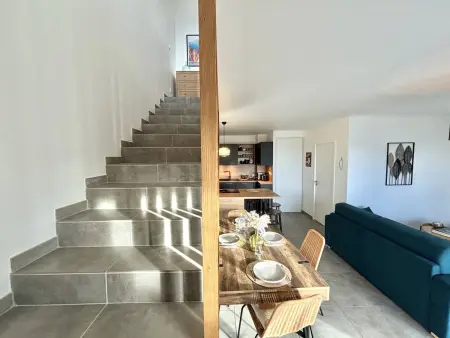 Duplex avec terrasse, climatisation, Wi-Fi, parking, proche plage à Cargèse - Photo 6