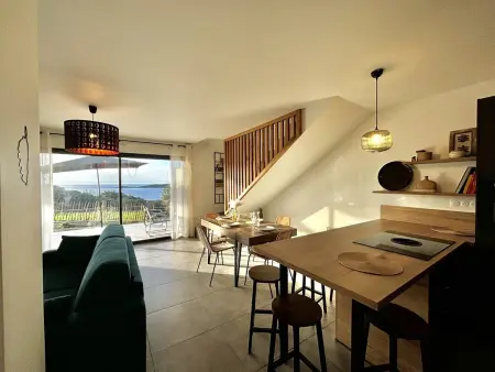 Duplex avec terrasse, climatisation, Wi-Fi, parking, proche plage à Cargèse - Photo 8