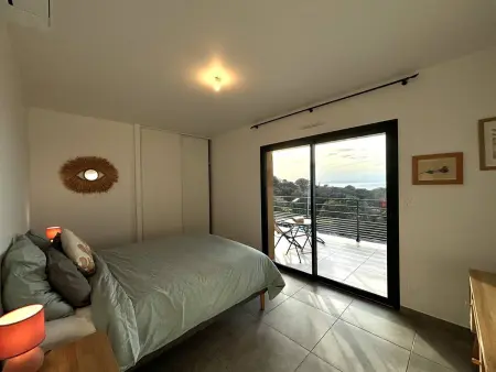 Duplex avec terrasse, climatisation, Wi-Fi, parking, proche plage à Cargèse - Photo 13