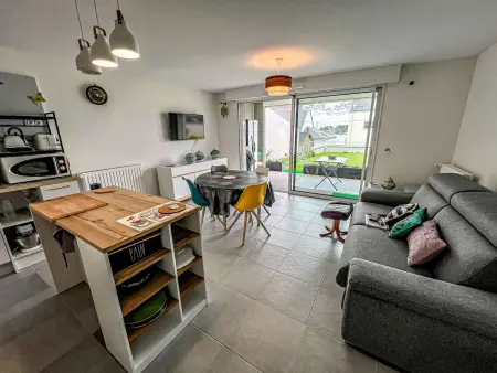 Appartement 3 pièces à Étel avec jardin, wifi et parking privé - Photo 4