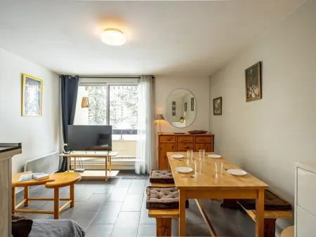 Studio moderne pour 4 pers, balcon sud, proche piste, résidence Roc Rouge - Photo 1