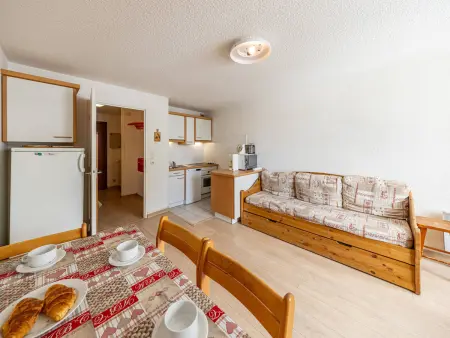 Studio confort 4 pers, au pied des pistes, balcon sud - Photo 2