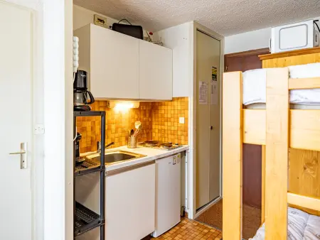 Studio cosy 19m² pour 3, au pied des pistes, Appartement 3 personnes à Saint François Longchamp - Photo 7