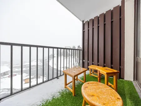 Studio de 27m² pour 5 personnes avec balcon et vue sur la vallée - Photo 7