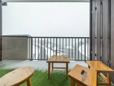 Studio de 27m² pour 5 personnes avec balcon et vue sur la vallée - Photo 8